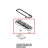 Upper door bracket Unox XBC 605