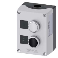 ПОСТ УПРАВЛЕНИЯ, 22MM, С КРУГЛЫМИ ВЫРЕЗАМИ, МАТЕРИАЛ КОРПУСА - МЕТАЛЛ, КРЫШКА КОРПУСА - СЕРАЯ, 2 КОМАНДНЫХ ТОЧКИ, МЕТАЛЛ, B=КНОПКА БЕЛАЯ, МАРКИРОВКА: "I", 1НО, ВИНТОВЫЕ КЛЕММЫ, A=КНОПКА ЧЁРНАЯ, МАРКИРОВКА:O, 1НЗ, ВИНТОВЫЕ КЛЕММЫ, МОНТАЖ КОНТАКТНЫХ МОДУЛЕЙ