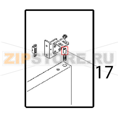 Pin Angelo Po FM611E1 Pin Angelo Po FM611E1Запчасть на деталировке под номером: 17