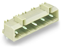 MCS MIDI Вилка THT; 1.0 x 1.0 mm solder pin; угловые; 100% защита от неправильного подсоединения; Шаг контактов 7,5 мм; 7-пол.; светло-серые Wago 721-837/001-000