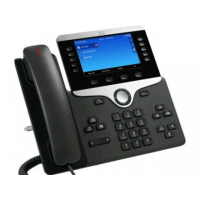 IP-телефон 48 В, 2xGE (PoE), 5 линий, SIP, 800х480 пкс, 1xUSB, RJ-9 Cisco CP-8851-R-K9