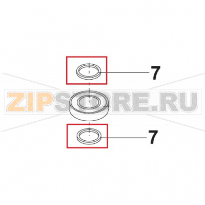 Distance Piece Bear Varimixer RN20 VL-2                                                                           Distance Piece Bear Varimixer RN20 VL-2Запчасть на сборочном чертеже под номером: 7Название запчасти на датском&nbsp;языке: Distance Piece Bear Varimixer RN20 VL-2