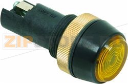 Control lamp complete   yellow 