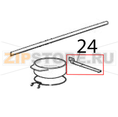 Tubo portabulbo Scotsman B 21 Tubo portabulbo Scotsman B 21Запчасть на деталировке под номером: 24