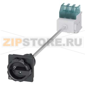 ГЛАВНЫЙ УПРАВЛЯЮЩИЙ ПЕРЕКЛЮЧАТЕЛЬ 3 ПОЛЮСА IU=32, P/AC-23A AT 400V=11, 5KW МОНТАЖНОЕ ОСНОВАНИЕ МОНТ. РЕЙКА /МОНТАЖ ПОСР. 2 ОТВЕРСТИЙ ПОВОРОТНЫЙ ИСП. МЕХАНИЗМ ЧЕРН. Siemens 3LD2213-0TK51 