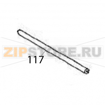 Roll guide shaft Sato HR224 TT Roll guide shaft Sato HR224 TTЗапчасть на деталировке под номером: 117Название запчасти на английском языке: Roll guide shaft Sato HR224 TT.