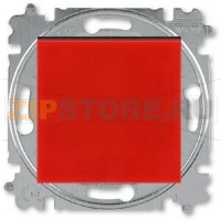 Переключатель одноклавишный, красный ABB 2CHH590645A6065