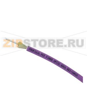 SIMATIC NET, ВОЛОКОННО-ОПТИЧЕСКИЙ КАБЕЛЬ PCF ДЛЯ PROFIBUS, РАЗДЕЛАННЫЙ, С 4 УСТАНОВЛЕННЫМИ СИМПЛЕКСНЫМИ ШТЕКЕРАМИ, ДЛИНА: 150 M Siemens 6XV1821-1CT15 