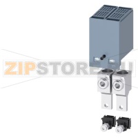 КЛЕММА ДЛЯ КРУГЛОГО ПРОВОДА 2 КАБЕЛЯ С КЛЕММОЙ ДЛЯ ВСПОМОГАТЕЛЬНОГО ПРОВОДА 2 ШТ. ПРИНАДЛЕЖНОСТЬ ДЛЯ 3VA1 160 Siemens 3VA9112-0JC12