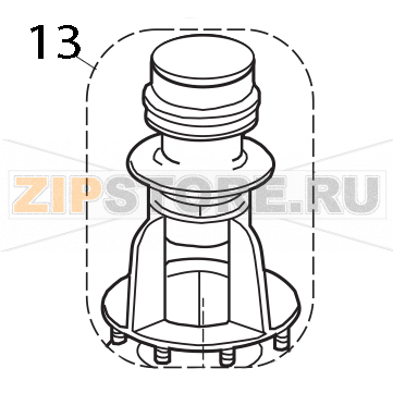 Supporto filtro grigio+prolunga Elettrobar Fast 160 DP Supporto filtro grigio+prolunga Elettrobar Fast 160 DPЗапчасть на деталировке под номером: 13