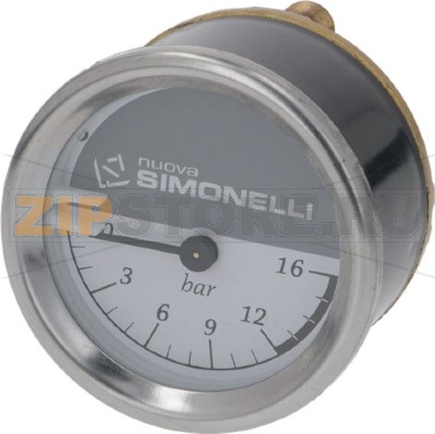 МАНОМЕТР НАСОСА Ø 65 MM 0÷16 BAR 