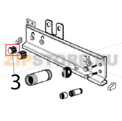 Red ring knob Angelo Po 31PIE6 Red ring knob Angelo Po 31PIE6Запчасть на деталировке под номером: 3