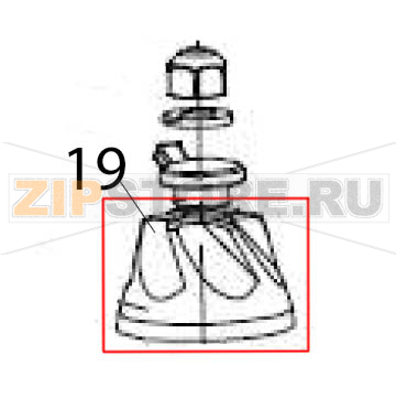 Inner wheel for grinder Hurakan HKN-ME717 Inner wheel for grinder Hurakan HKN-ME717Запчасть на деталировке под номером: 19