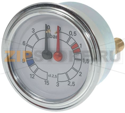 BOILER-PUMP PRESSURE GAUGE ø 60 mm 