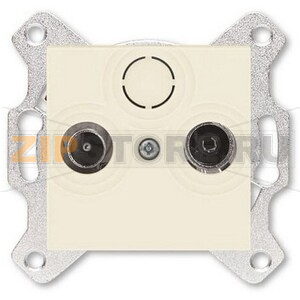 Розетка оконечная TV-R, слоновая кость ABB 2CHH083503A6017 