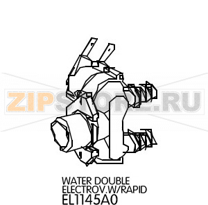 Water double Electrov.W/Rapid Unox XL 505 Water double Electrov.W/Rapid Unox XL 505Запчасть на деталировке под номером: 22Название запчасти на английском языке: Water double Electrov.W/Rapid Unox XL 505