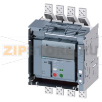 withdrawable non-automatic air circuit breakers with guide frame and PSS 4-pole, frame size 0, IEC N conductor on the left In=630A to 690V, 50/60Hz ac Icu=55kA at 415V Icu=50kA at 500V Icu=42kA at 690V without electronic trip units with rtc and 4Aux aux s