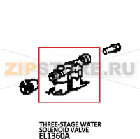 Three-Stage water solenoid valve Unox XL 415