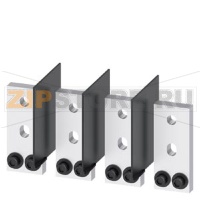 FRONT BUS CONNECTORS 4 PCS. ACCESSORY FOR: 3VA15/25 1000 Siemens 3VA9604-0QB00