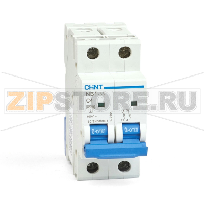 Выключатель автоматический 4 А, 6 кА, 2 полюса Chint NB1-63 