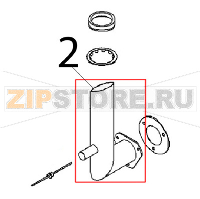 Tubo aspirazione comp. Angelo Po BX61E Tubo aspirazione comp. Angelo Po BX61EЗапчасть на деталировке под номером: 2