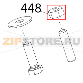 Dado es. DIN934, M5 Sirman Mirra 250 C Dado es. DIN934, M5 Sirman Mirra 250 CЗапчасть на деталировке под номером: 448