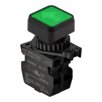 Выключатель кнопочный, Ø отверстия: 22/25 мм Autonics S2PRS-P3GUADM