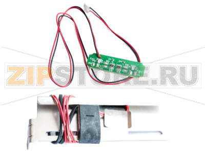 Сенсор этикетки верхний и нижний Zebra 105SL Датчик этикетки (датчик материала) в сборе Zebra для термопринтера 105SLЗапчасть на сборочном чертеже под номером: 5Количество запчастей в комплекте: 1Название запчасти Zebra на английском языке: Kit Media Sensor (Upper and Lower)