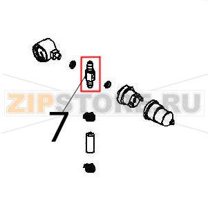 Connector Angelo Po BX101E Connector Angelo Po BX101EЗапчасть на деталировке под номером: 7