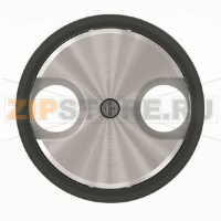 Накладка для TV-R розетки, чёрное стекло ABB 2CLA865000A1501