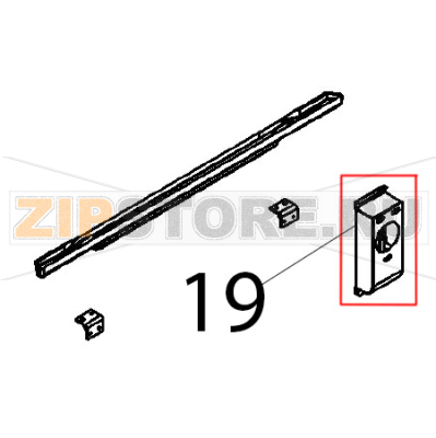 Box Angelo Po BX101E Box Angelo Po BX101EЗапчасть на деталировке под номером: 19