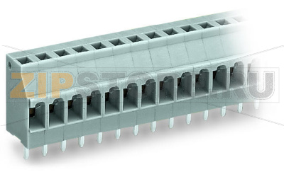 PCB terminal block; 2.5 mm; Pin spacing 5 mm; 5-pole; CAGE CLAMP®; 2,50 mm; green Wago 740-105/000-023 Клеммные колодки с соединением CAGE CLAMP®, монтаж проводников при помощи отверткиОткрытие зажима сверху, введение проводника сбоку Выводы и габариты совместимы с клеммами винтового типа сходного дизайнаКлеммные колодки могут размещаться рядом без потери полюсов...