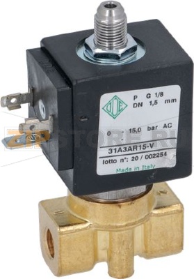 ЭЛЕКТРОМАГНИТНЫЙ КЛАПАН ODE ТРЕХХОДОВОЙ Ø 1/8&quot; 230В 8ВТ 