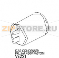 Icar condenser PRL 5uF 450V Faston Unox XV 303G