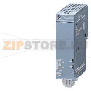 SIMATIC ET 200SP, СЕТЕВОЙ АДАПТЕР BA LC/RJ45, МЕДИА-КОНВЕРТЕР ОПТИКА-МЕДЬ 1X LC РАЗЪЁМ (ОПТИЧЕСКИЙ) И 1 X RJ45 РАЗЪЁМ ДЛЯ ПОДКЛЮЧЕНИЯ К PROFINET Siemens 6ES7193-6AG20-0AA0 