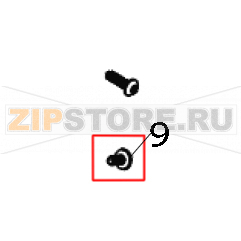 Self-tapping washer screw, TP3XL6XΨ7MM/ phillips round, NI TSC Alpha-30L Self-tapping washer screw, TP3XL6XΨ7MM/ phillips round, NI TSC Alpha-30LЗапчасть на деталировке под номером: 9