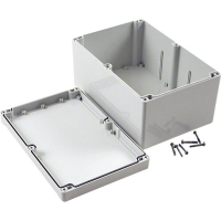 Корпус 240x160x120 мм, материал: поликарбонат, серый, 1 шт Hammond 1555VBGY