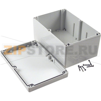 Корпус 240x160x120 мм, материал: поликарбонат, серый, 1 шт Hammond 1555VBGY 