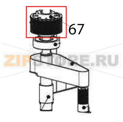 Puleggia Z24 sollevamento Sigma BMR 60 Puleggia Z24 sollevamento Sigma BMR 60Запчасть на деталировке под номером: 67