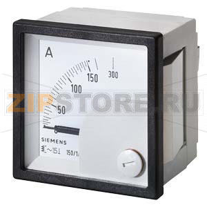 АКСЕССУАР ДЛЯ РАЗЪЕДИНИТЕЛЬ W/FUSE, IN-LINE, PLUG-IN, AMPEREMETER, MOVING IRON 150/5A, CL.1, 0.6 VA DOUBLE OVERLOAD Siemens 3NJ6900-4HE21 