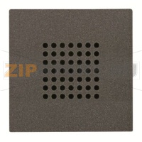 Накладка для громковорителя, антрацитовая ABB 2CLA222900N1801