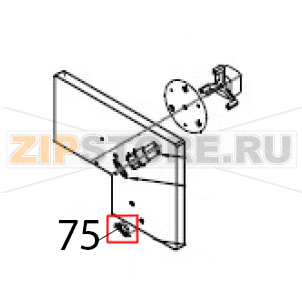 Safety thermostat 210 C Hurakan HKN-XF023 Safety thermostat 210 C Hurakan HKN-XF023Запчасть на деталировке под номером: 75