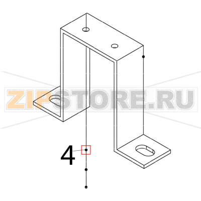 Flat washer Hoshizaki IM-65NE Flat washer Hoshizaki IM-65NEЗапчасть на деталировке под номером: 4
