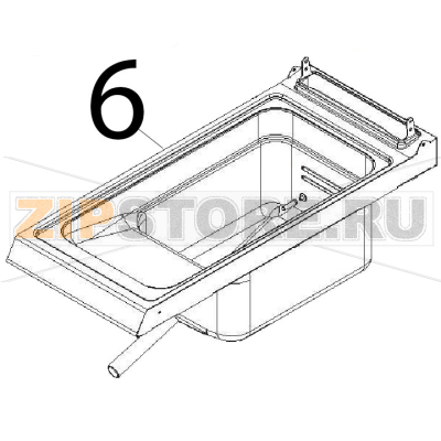 Elt. top c/well ass. Angelo Po 091FR1E Elt. top c/well ass. Angelo Po 091FR1EЗапчасть на деталировке под номером: 6