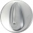 KNOB SAMET SILVER ø 39 mm