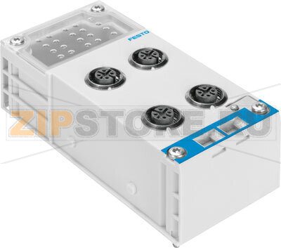Плита для блочного монтажа Festo CPX-P-AB-4XM12-4POL-8DE-N-IS 
