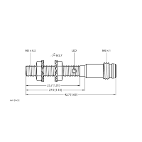 Датчик индуктивный Turck BI1-EG05-AN6X-V1331