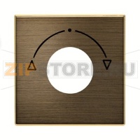 Накладка для выключателя с ключом, античная латунь ABB 2CLA855310A1201