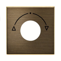 Накладка для выключателя с ключом, античная латунь ABB 2CLA855310A1201