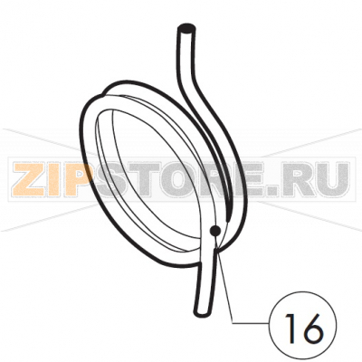 Pe D.10 mm x7 Water flexible pipe (1 mt long) Lainox MVE051P            Pe D.10 mm x7 Water flexible pipe (1 mt long) Lainox MVE051PЗапчасть на сборочном чертеже под номером: 16Название запчасти на итальянском языке языке: Pe D.10 mm x7 Water flexible pipe (1 mt long) Lainox MVE051P
